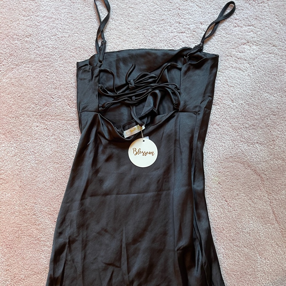 Satin mini dress